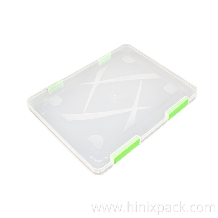Portable Clear Storage PP Plastic File Box